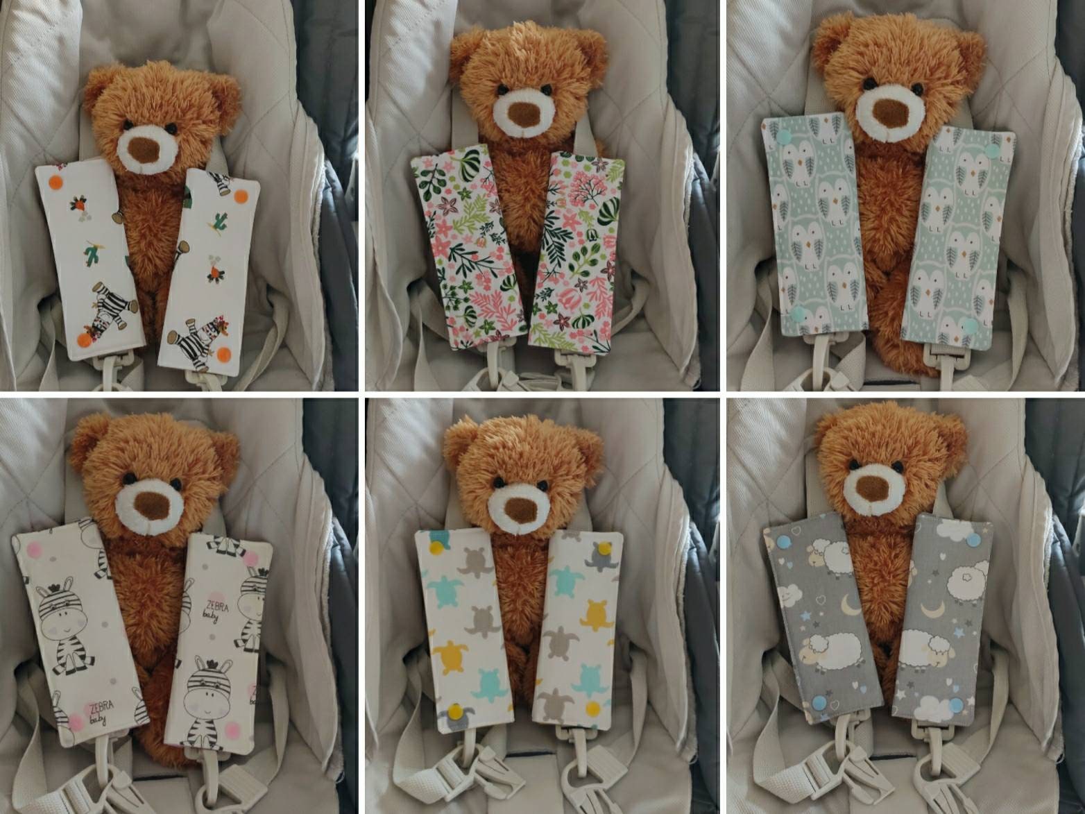 Protege Cou Bebe Pour Sangle Ceinture De Securite Au Choix Etsy