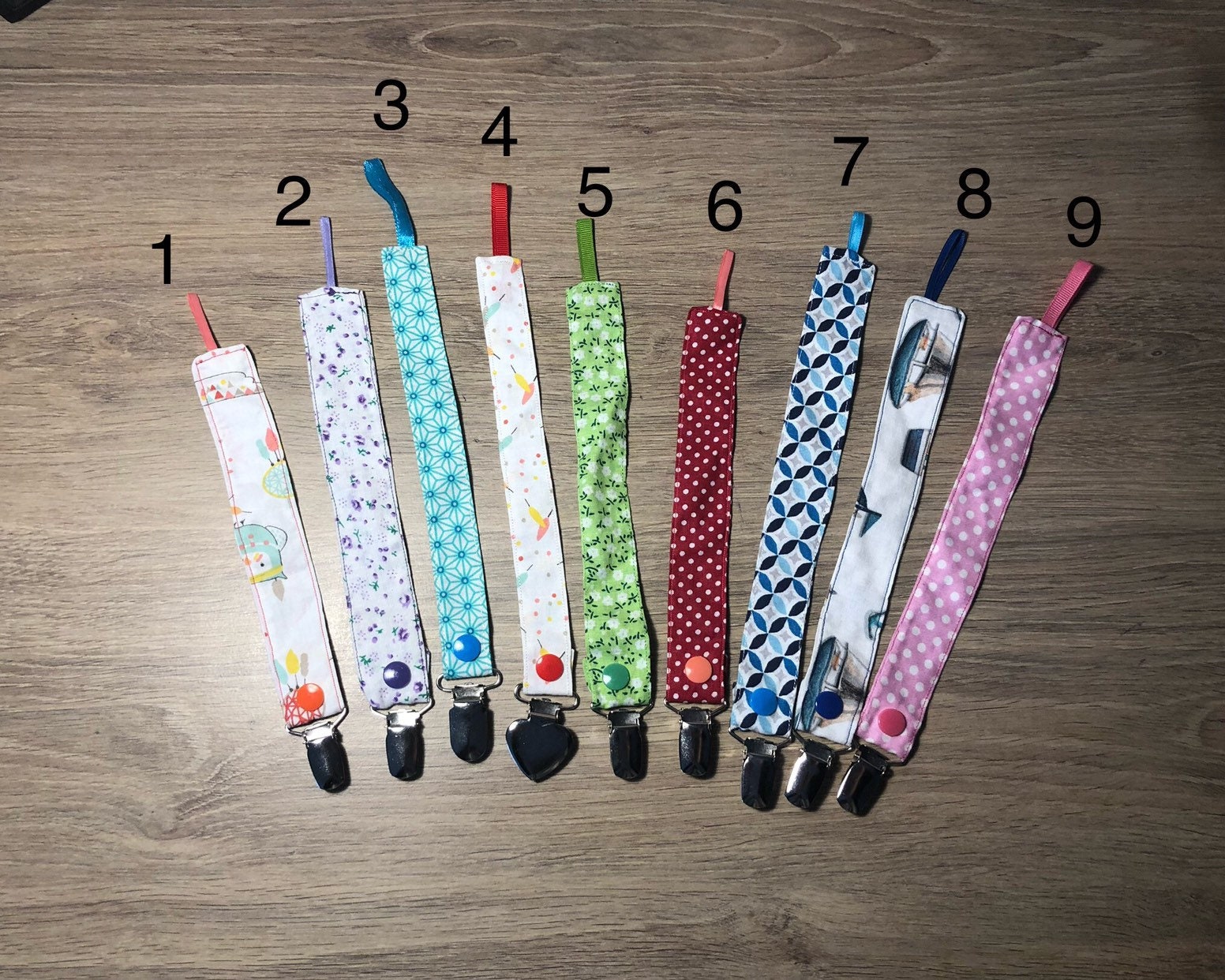 Attache-Tétine Bébé Fille,Attaches-Tétines Originales Pour Filles