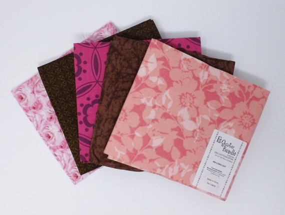 5 pc Pre Cut Fat Quarters Bundle