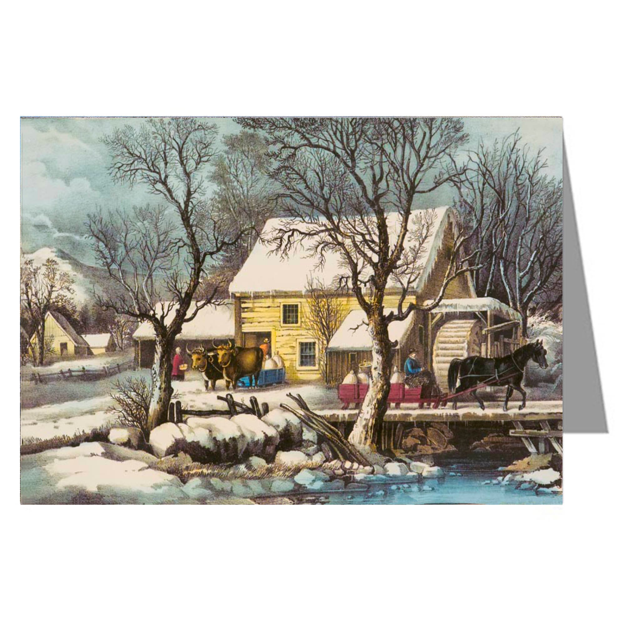 Currier And Ives Christmas Cards 