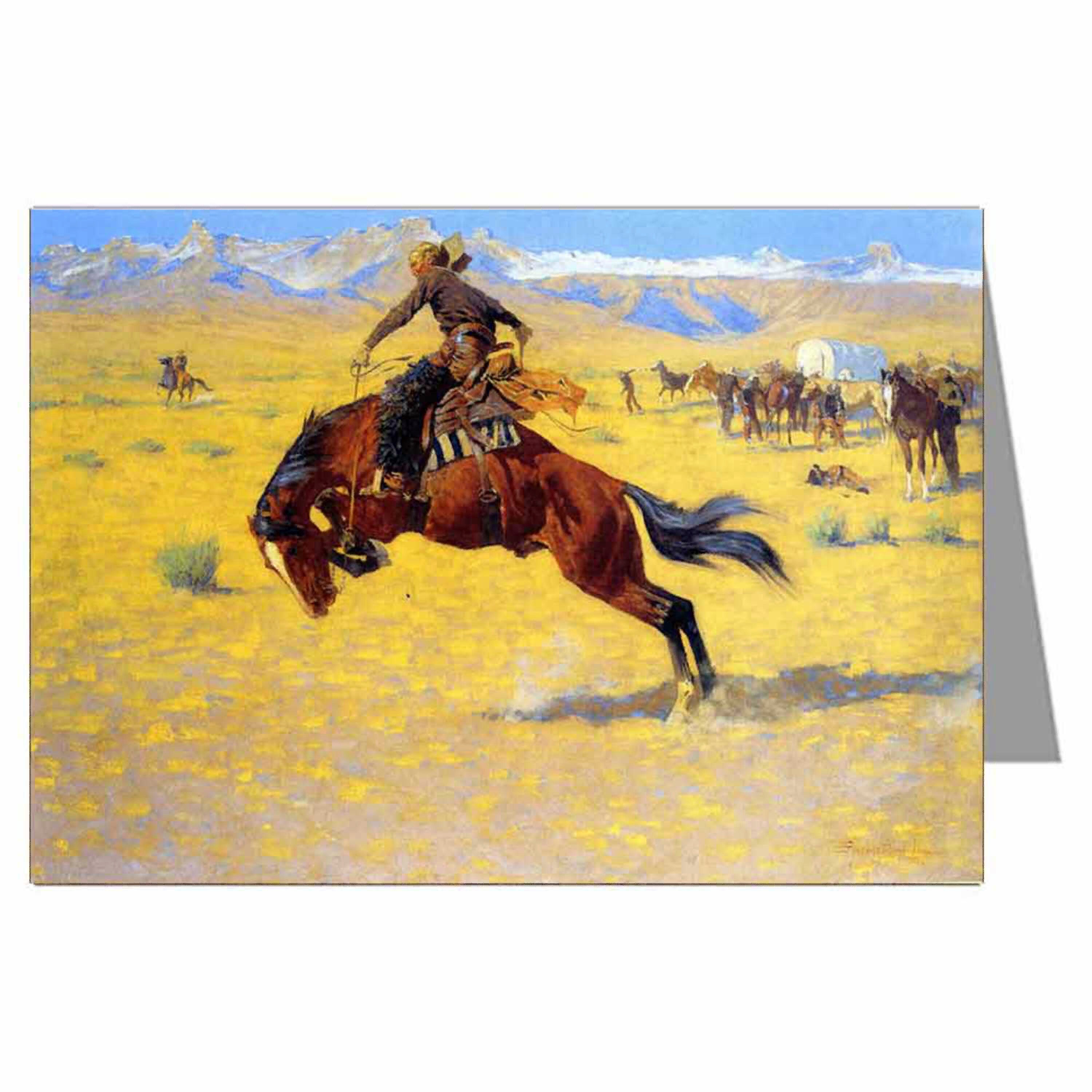 アート・デザイン・音楽 Remington's Old West Postcards Frederick Remington Western Art Notecards, Old West Cowboy Scenes
