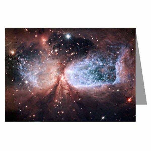 Nasa's Hubble and Spitzer Telescope Different Notecards of Nebulas, Galactic Stars, Planets, Suns,  And Space,  In A Boxed Set Series 2