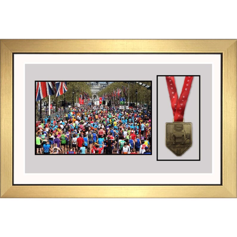 3d Frame For Ironman Triathlon Marathon Medal Size 19 Image 0