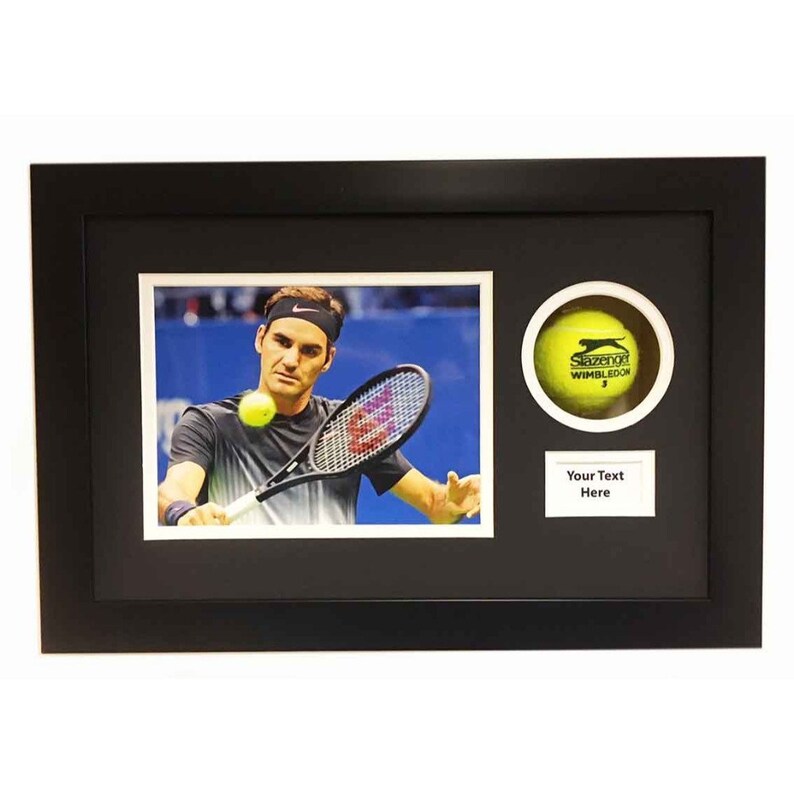 Tennis Ball Display Case 3d Frame For Signed Photo And Title