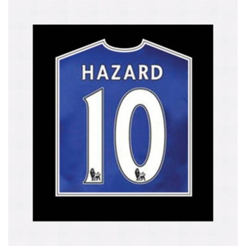 Shirts Frame Type Hazard- Framed Tee T Shirts Frames for Gifting Football Shirt Display Frames Sport Gifts Black Mount