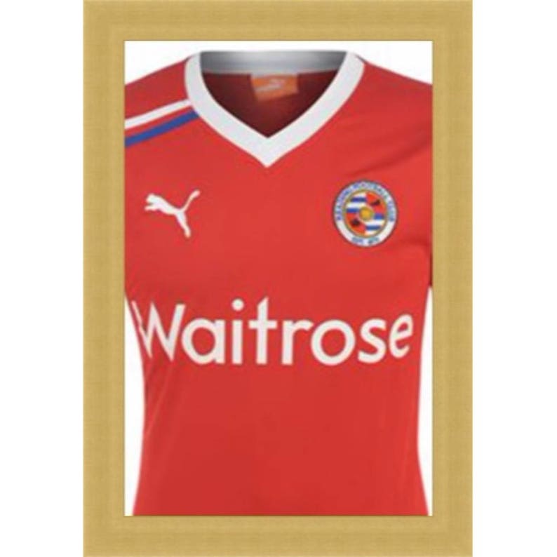 Sport Gifts T -Shirts Frames for Gifting 3D DIY Frames For Reading Football Club Royals Signed Football T Shirts Shirts Framed Tee