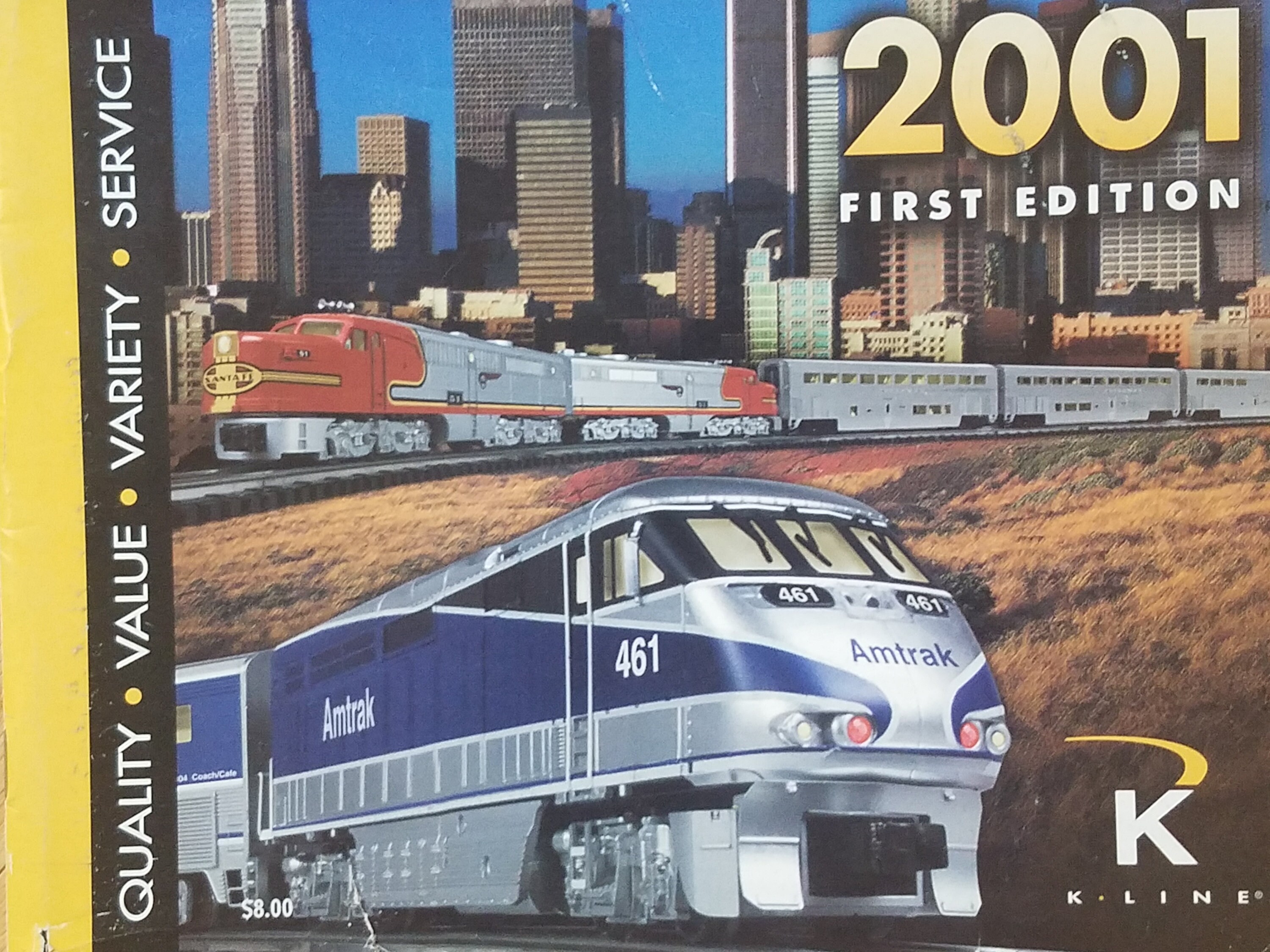 Kline 2001 1st Edition Train Catalog Etsy