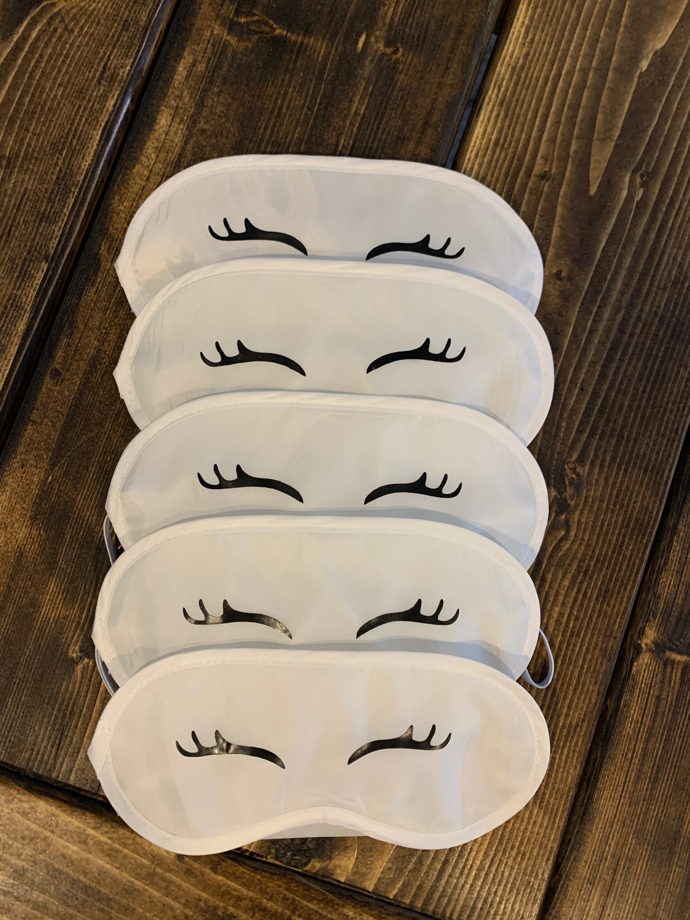 Personalized Sleep Mask / Slumber Party Mask / Bridal Party Etsy