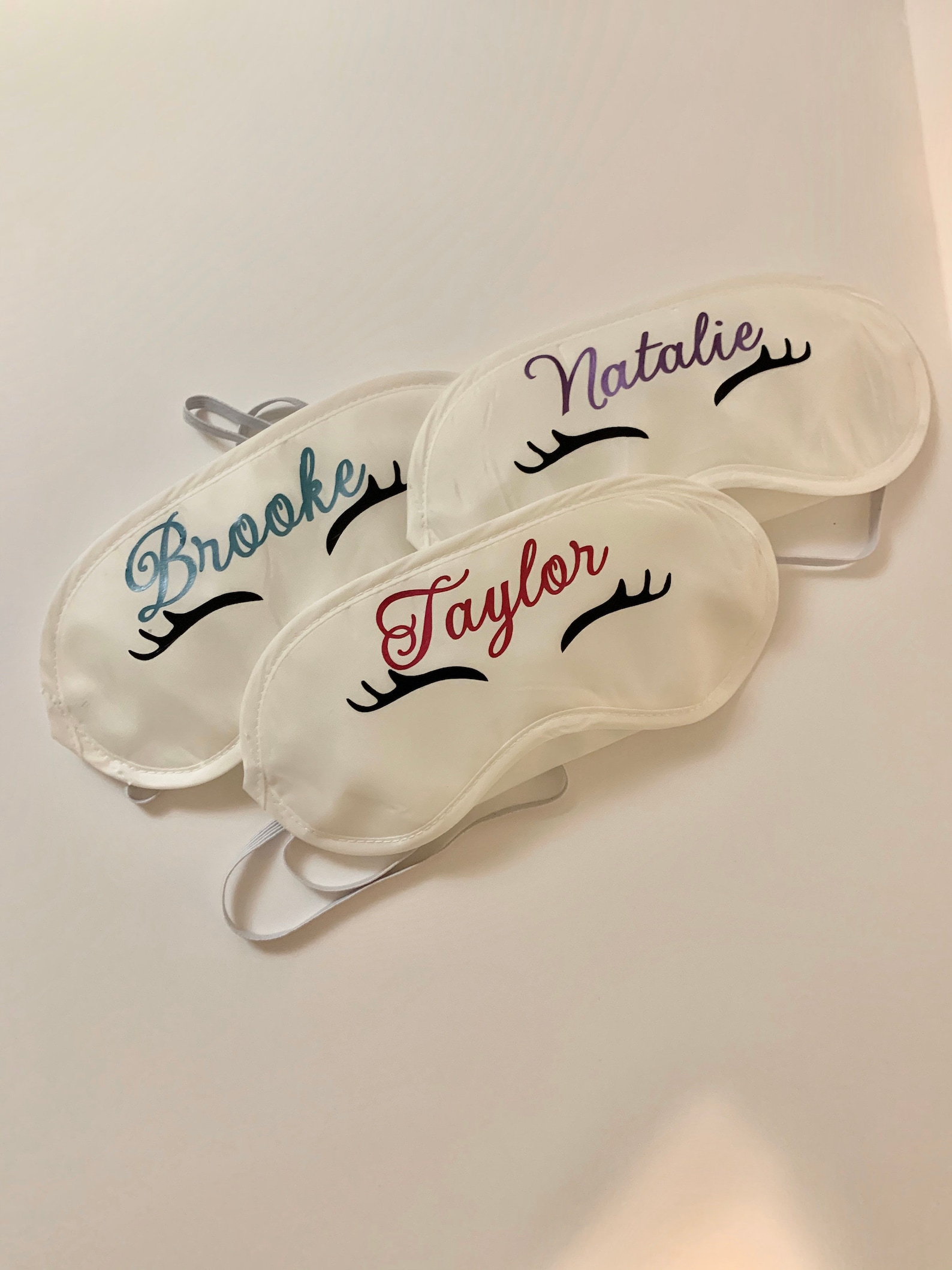 Personalized Sleep Mask / Slumber Party Mask / Bridal Party Etsy