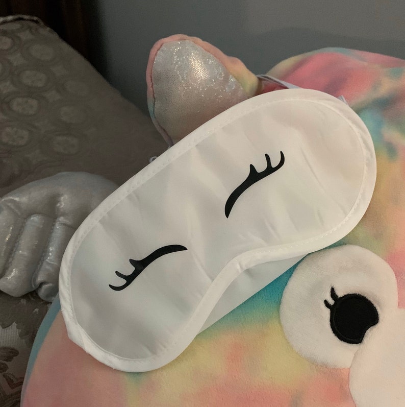 Personalized Sleep Mask / Slumber Party Mask / Bridal Party Etsy