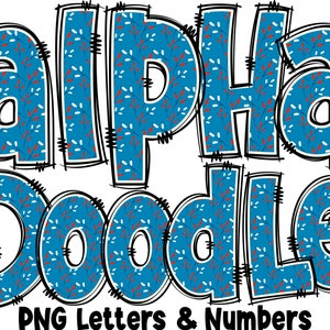Floral Letters & Numbers PNG, Alpha Doodle, PNG Letters, Floral Doodle, Doodle Letters PNG, Spring Letters, Sublimation, Alpha Pack 8AP