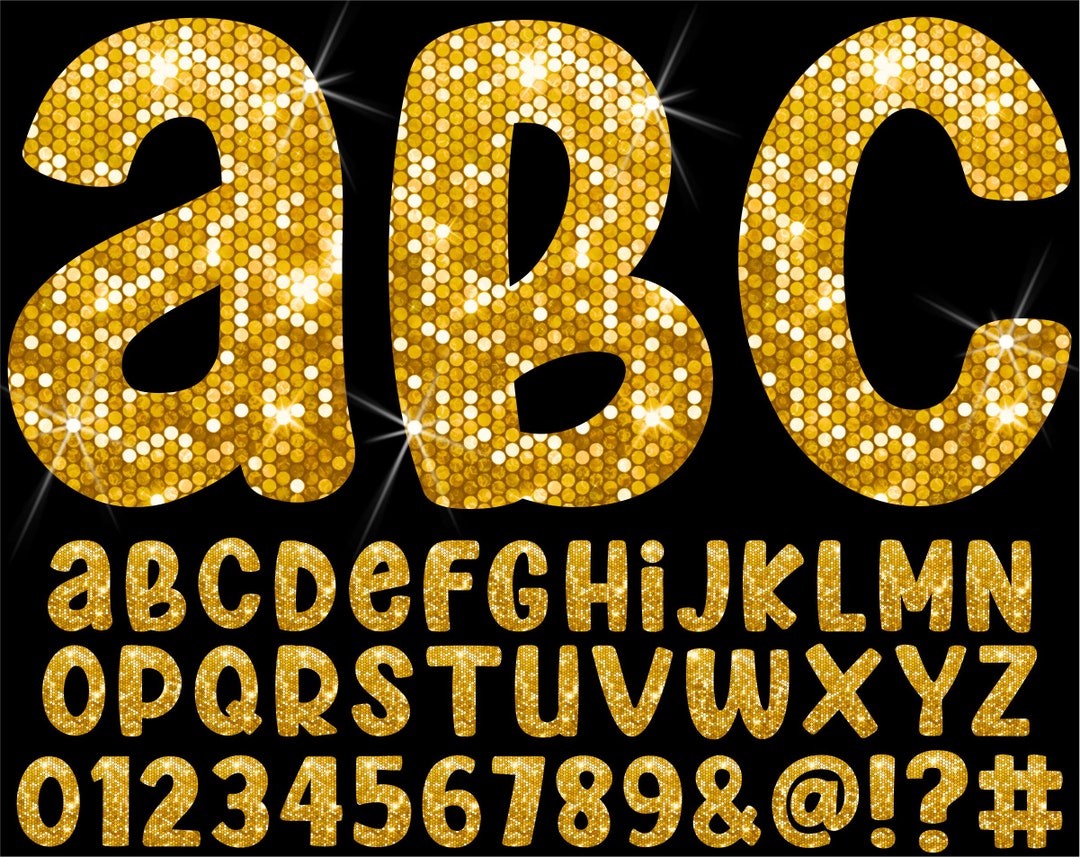PNG Gold Glitter Letters, Sparkle Clip Art, Letters Alphabet Numbers ...