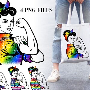 PNG Messy Bun, Mama Leben, Bandana Schleifen Kopf, LGBT, Regenbogen, Gay Pride, Stirnband, LGBTQ, Sublimation, LGBT+ Pride, Messy Bun 4EB