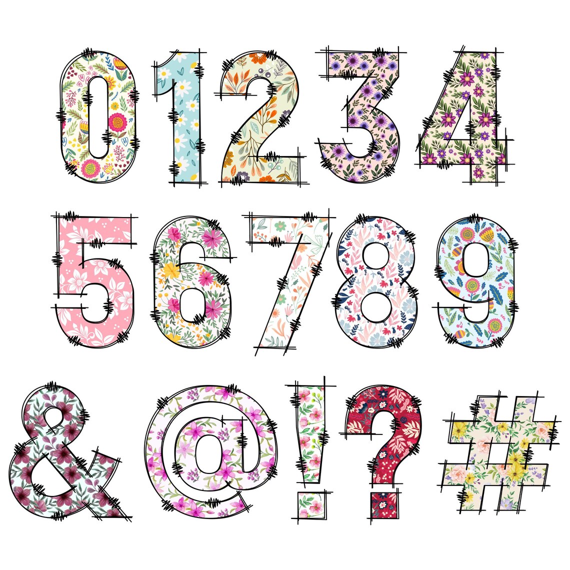 spring-floral-alphabet-png-doodle-alpha-png-doodle-flowers-etsy