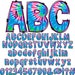 Tie Dye Alphabet PNG, Doodle Alphabet Clip Art, Transparent PNG, Doodle ...