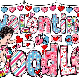 Alfabeto de San Valentín PNG, Letras de San Valentín, Doodle de San Valentín, Cartas de amor, Alfabeto de San Valentín, Paquete, Paquete Alfa 60AP