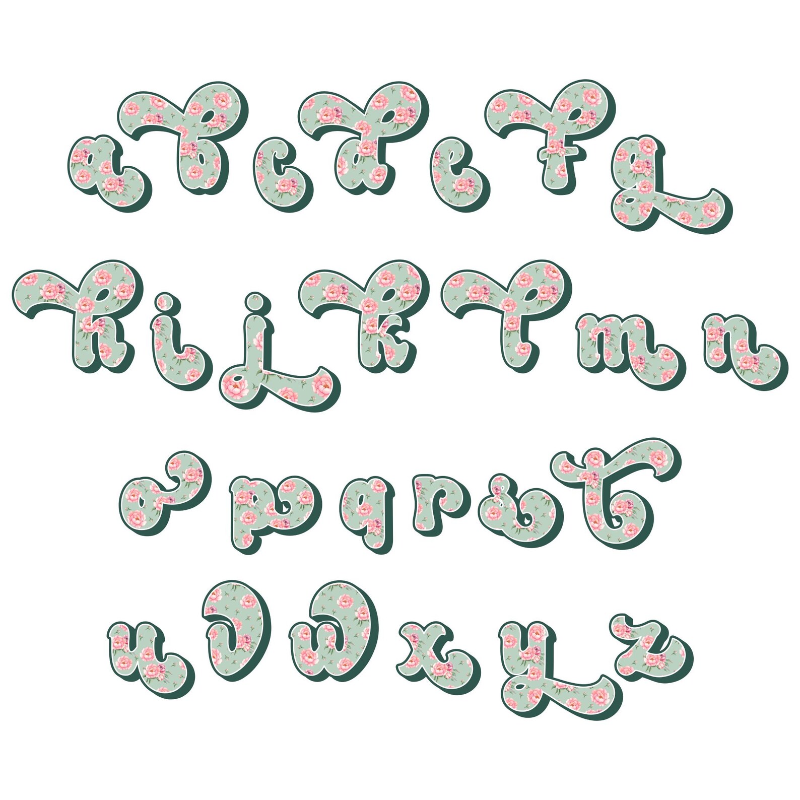 retro-spring-alphabet-png-alpha-doodle-png-doodle-flowers-etsy-uk
