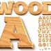 3D Wood PNG Letters, Transparent Background, Wooden Alphabet Clip Art ...
