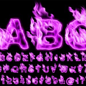 Letras PNG de fuego magenta, fondo transparente, alfabeto de llamas, PNG, letras de fuego, letras de llamas, letras quemadas, magenta 40AT