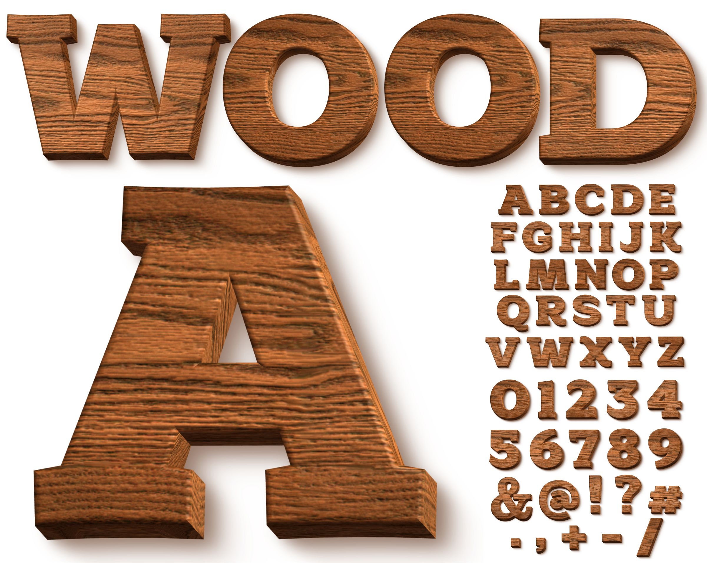 Letras de madera MDF / MDF cortado con láser 3MM / 5cm 7.5cm 10cm