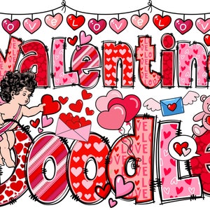 Alfabeto PNG do Dia dos Namorados, Letras dos Namorados, Doodle dos Namorados, Letras Vermelhas, Carta de Amor, Namorados, Pacote, Alpha Pack 59AP