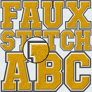 Guldfärgade fuskbroderi i chenille, fuskmönster i chenille, fuskmönster i chenille, universitet, universitet, guldapplikation PNG, fusksöm, 16FS