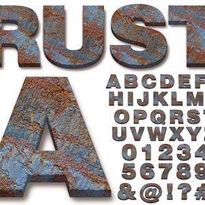 Letras PNG oxidadas, fondo transparente, imágenes prediseñadas de alfabeto oxidado 3D, PNG, letras oxidadas, letras 3D, letras oxidadas, oxidado 42AT