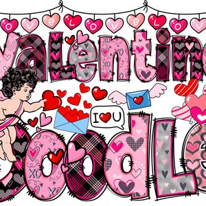 Alfabeto del Día de San Valentín PNG, Cartas de San Valentín, Doodle de San Valentín, Rosa Negro, San Valentín Púrpura, Paquete, Amor, Paquete Alfa 68AP