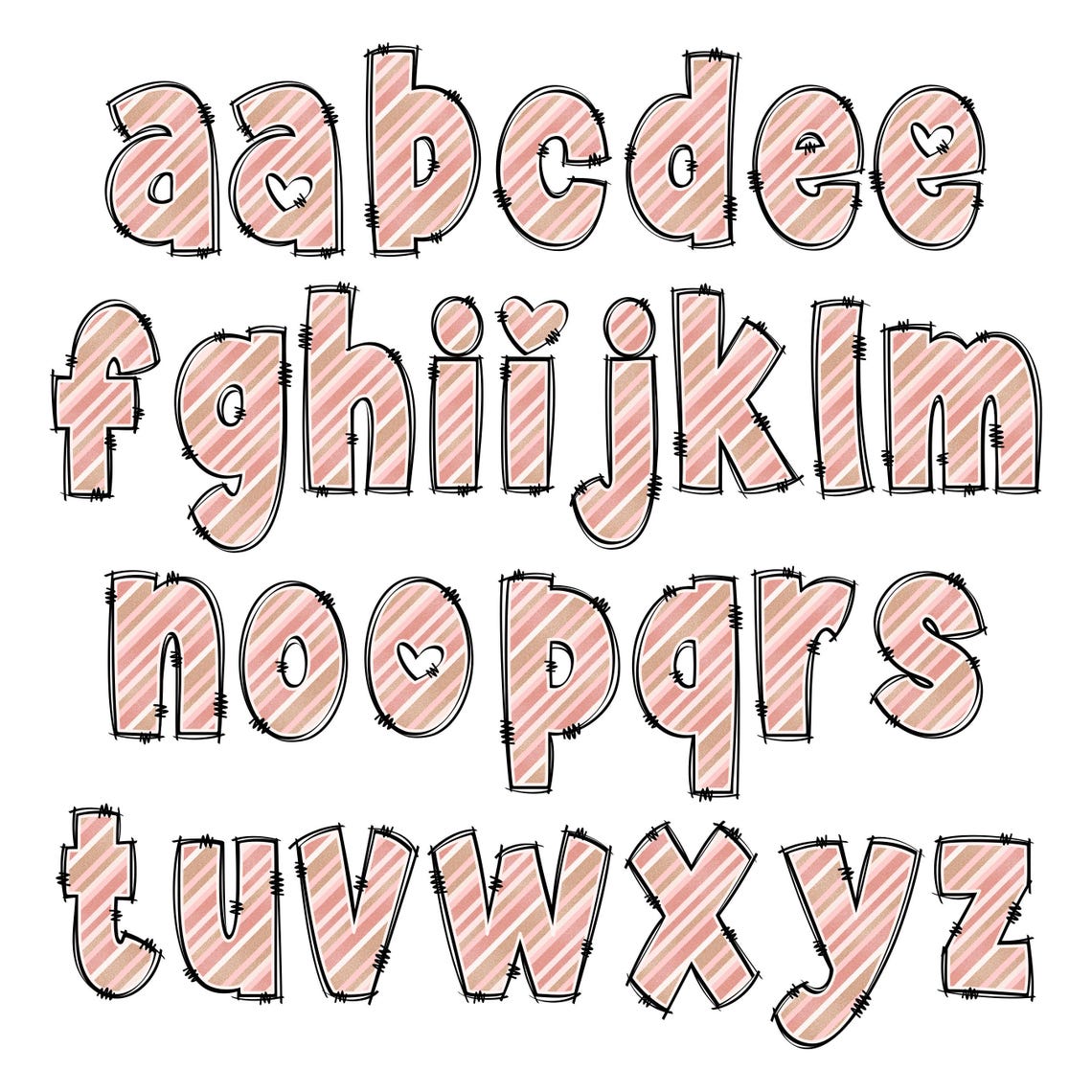 Stripes Alpha Pattern Stripes Alphabet PNG, Doodle Alpha, Doodle Flowers, Doodle Letters PNG ...