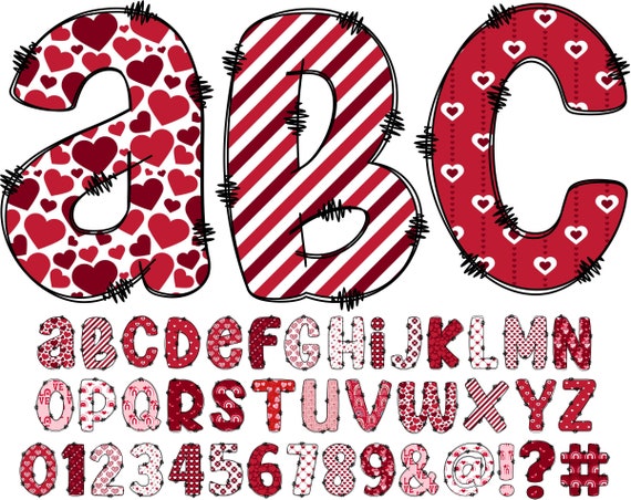 Editable Alphabet Lore 3x4 Valentine's Day Printable 