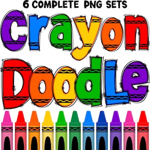 Crayon Letters & Numbers PNG, Alpha Doodle, PNG Letters, Doodle Letters, Crayon Doodle, Sublimation, School, Back to School, Alpha Pack 25AP