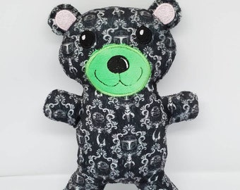 Baby Alien Damask Teddy Bear Stuffie