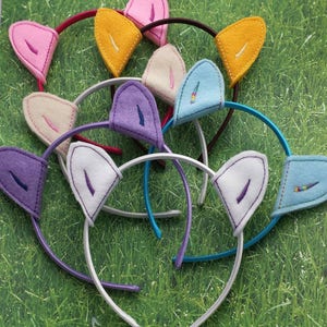 Felt Pony Ears Headband imagem 1