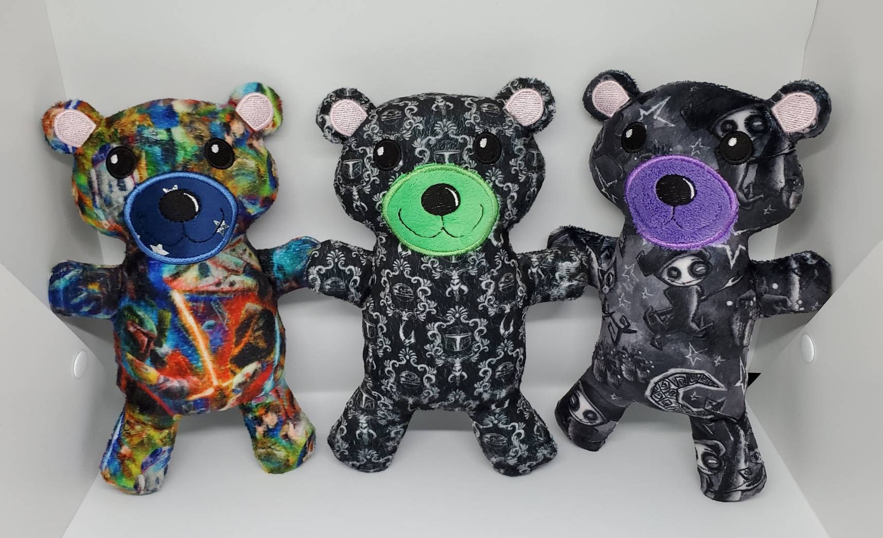 Baby Alien Damask Teddy Bear Stuffie - Etsy