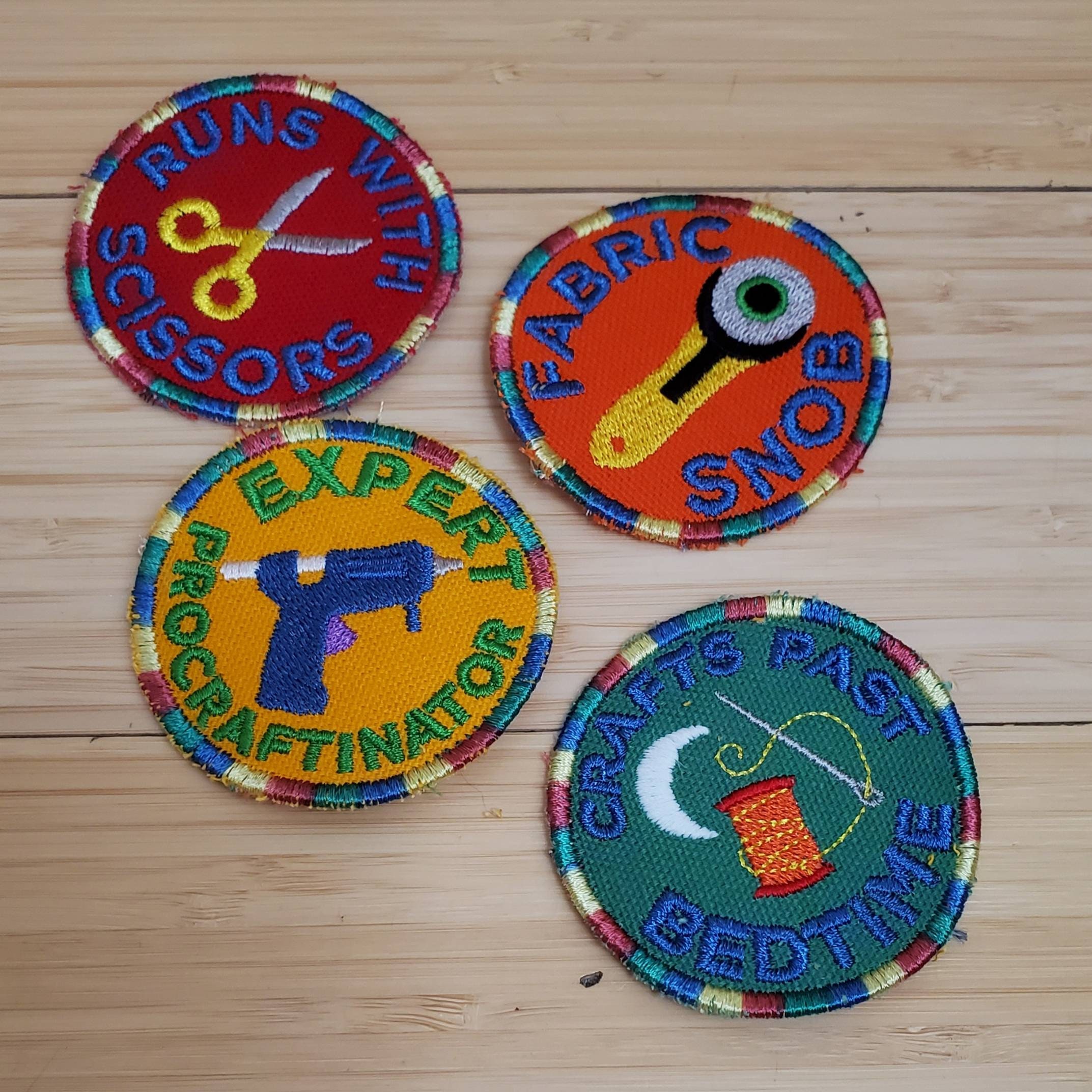 Small Crafty Sewing Patches Etsy