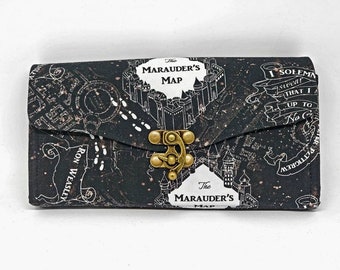 Dark Magical Map Made to Order Necessary Clutch Wallet