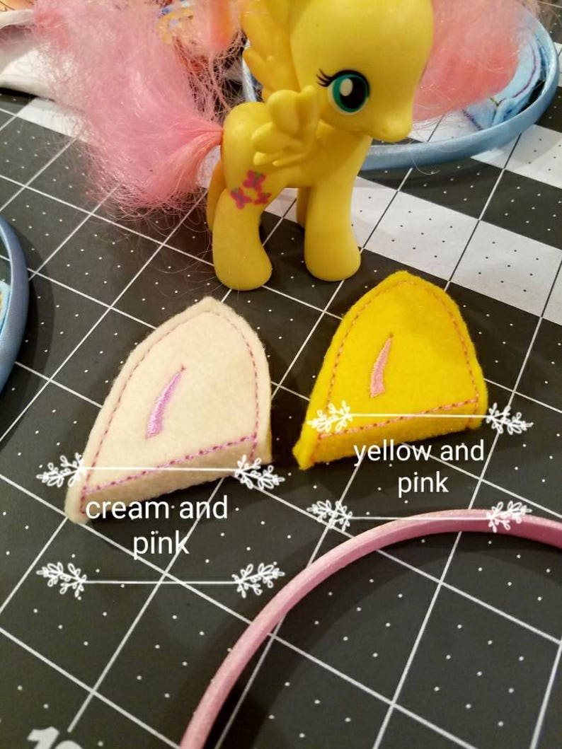 Felt Pony Ears Headband imagem 2