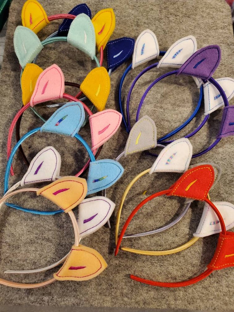 Felt Pony Ears Headband Custom (specify)