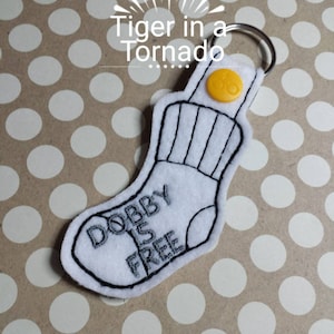 Dobby Is Free Snap Tab-sleutelhanger