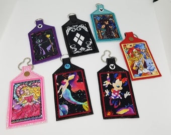 Card Holder Character Snapshot Keychain - Ready to ship