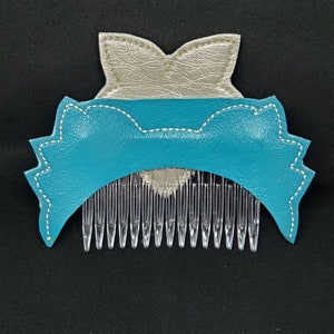 Warrior Princess Embroidered Hair Comb image 2