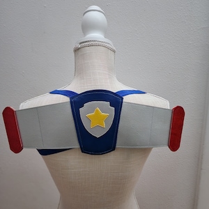 Flying Police Puppy Wings Costume Piece - Made to order