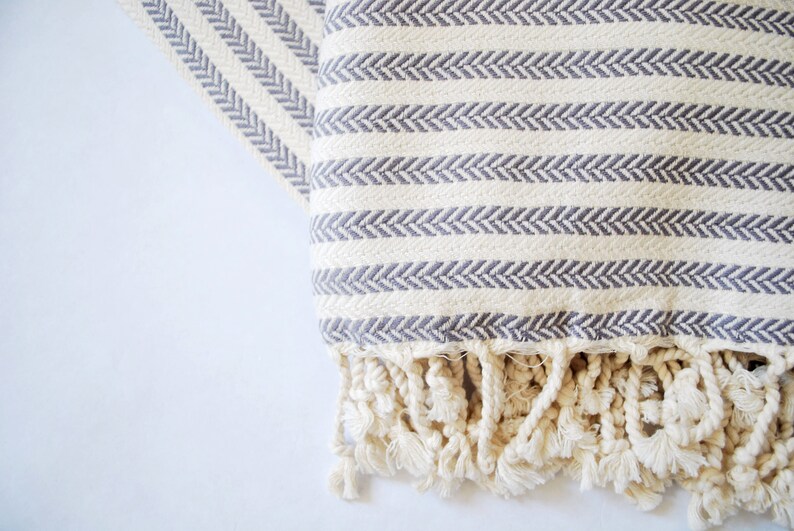 Striped Turkish Towel Lightweight Throw Yoga Blanket Etsy
