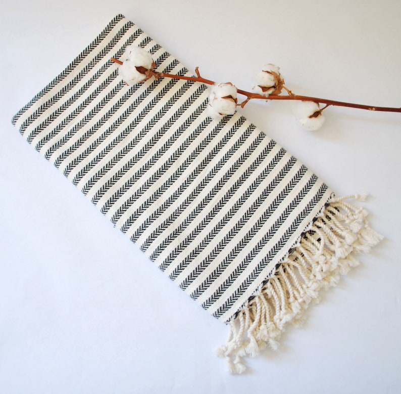 Striped Turkish Towel Lightweight Throw Yoga Blanket Etsy