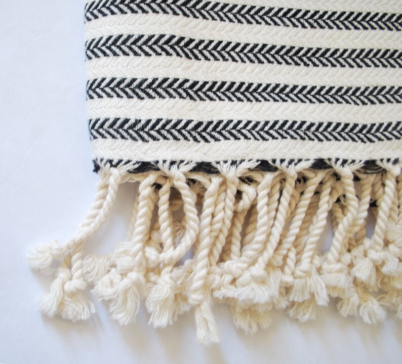 Striped Turkish Towel Lightweight Throw Yoga Blanket Etsy