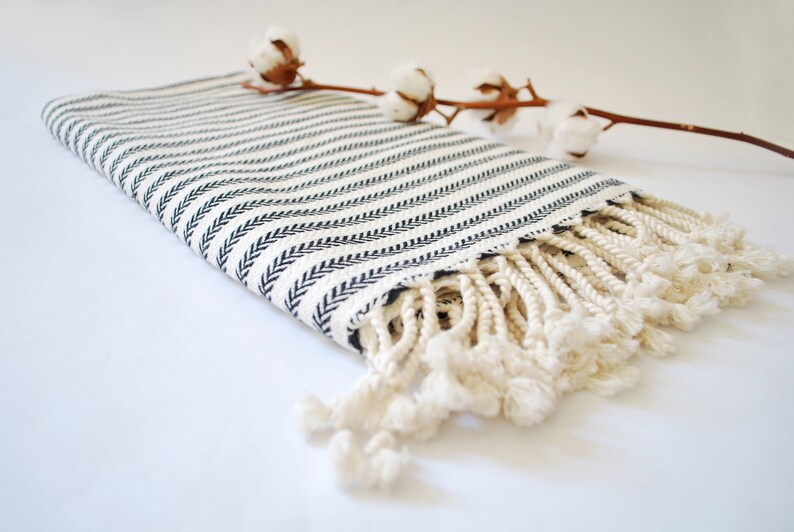 Striped Turkish Towel Lightweight Throw Yoga Blanket Etsy