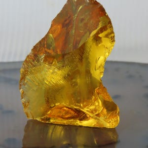 Cognac Amber Andara Crystal: Lady Nellie&#39;s Mt. Shasta Glass