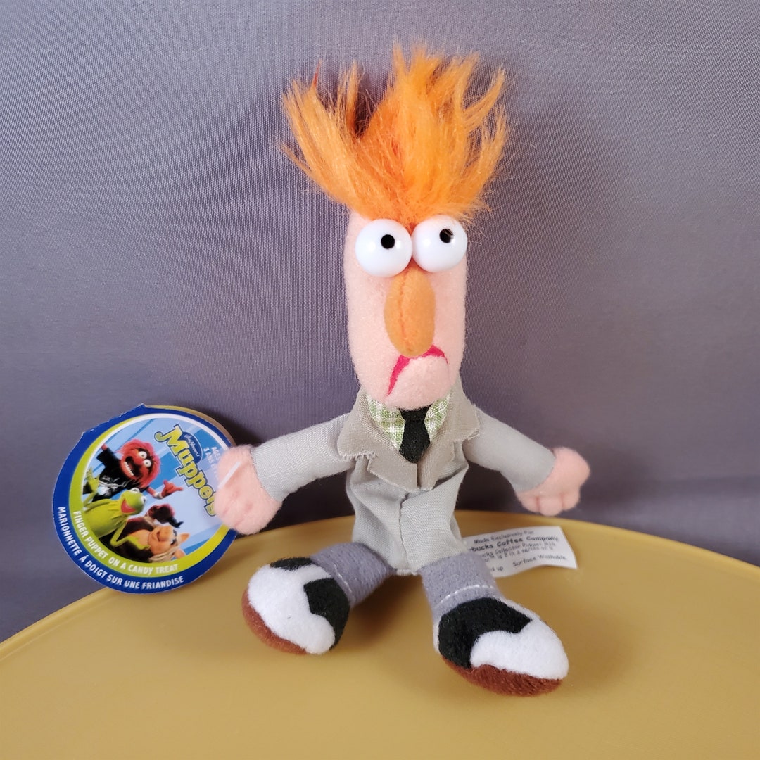 Beaker Finger Puppet Muppets Crazy Lab Assistant Starbucks 5 Etsy
