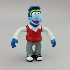 Muppets Gonzo Pvc Action Figure Poseable Disney 2 inch Muppet Vision 3D Jointed