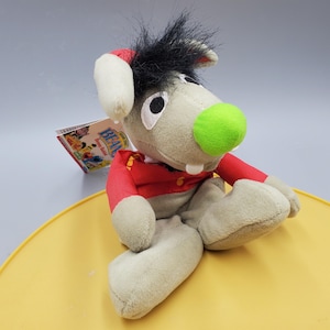 Benny Rabbit Bunny Plush Beanbag Sesame Street Bellhop Tyco 8 inch